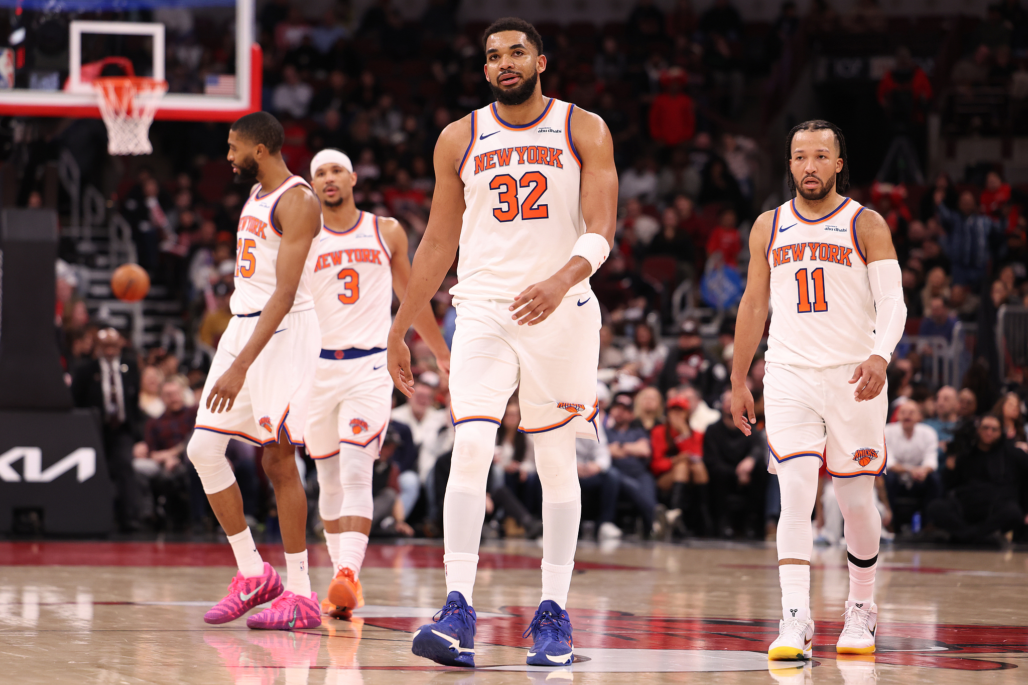 dnf直播-唐斯28+11布伦森19+9 尼克斯客场送公牛9连败